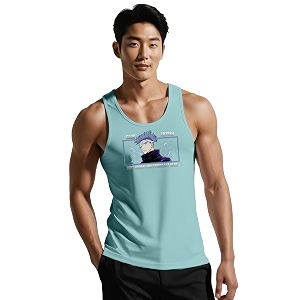 Peppyzone Mens Cartoon Regular Fit Vest