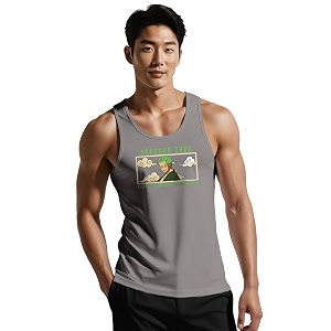 Peppyzone Anime Printed Cotton Tank Top Vest
