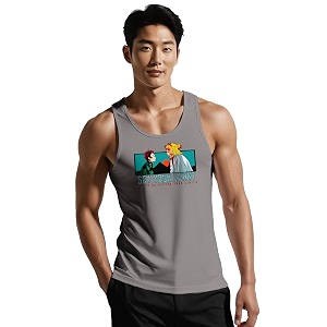 Peppyzone Mens Cartoon Regular Fit Vest