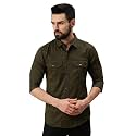 Peppyzone Men39s Regular Fit Cargo Shirt