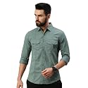 Peppyzone Men39s Regular Fit Cargo Shirt