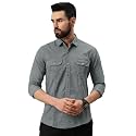 Peppyzone Men39s Regular Fit Cargo Shirt