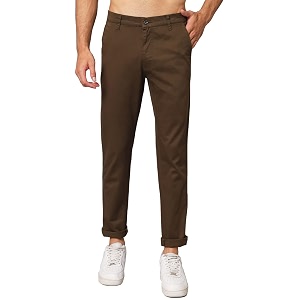 Peppyzone Mens Slim Casual Pants