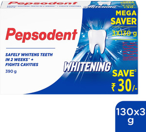 pepsodent perlite tech whitening toothpaste 390 g pack of 3