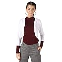 PepTrends Solid Cotton Knitted Short Shrug with