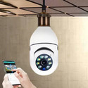 PERAMISYM Wireless WiFi Bulb Holder SPY 5.0MP CCTV Camera Night Vision Remote Live Viewing Security Camera