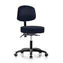 Perch Exam Stool, Casters, 18-23", Imperial