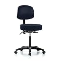 Perch Exam Stool, Casters, 20.75-28.75", Imperial