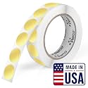 Perco Metallic Gold Round Circle Dot Sticker 1-Inch Labels with Perforation for Easy Tear-Off - 1,000 Stickers per Roll - VIP, Reward &amp; Premium Pricing Labels for Events &amp; Packaging - Made in USA