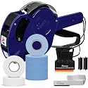 Perco Price Gun 1-Line Kit with 2 White 4 Blue Rolls, Clip & Ink Rollers