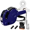 Perco Price Gun 1-Line Kit with 5 White Label Rolls, Clip & Ink Rollers