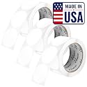 Perco White Perforated Round Circle Dot Sticker 2-Inch Labels — 3 Rolls, 1,500 Stickers - Printable Labels for Logos, Pricing, Barcodes &amp; Product Info - Made in USA