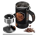 STOKE VOLTAICS Percolator Coffee Pot Electric,Boil Water &amp; Brew Tea 2-in-1,3 Cup Coffee Maker,Portable Tea Kit for Camping,Travel
