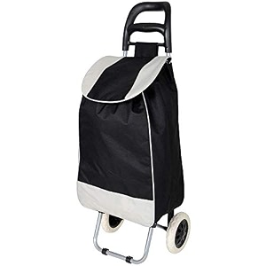 shopping bag for grocery foldable shopping trolly bag with 2 wheels luggage bag easy to carry travelling cart for groceries fruitsampvegetables basket bag removable bag multicolor 1