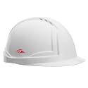 PERF Safety Helmet for Construction &amp; Outdoor Work|Easy 3D Fitting System for Any Head Size|Lightweight|8-Point Support Impact Absorption Sweatband|X Prss-P VEN |White