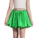 Perfashion Girls Bubble Skirt Metallic Puff Balloon Cute Mini Skorts Dance Outfits with Shorts 4-13Y
