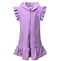 Perfashion Swimwear Cover Up for Girls Terry Swim Cover Ups Hooded Kids Zip-up Cover-ups
