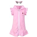 Perfashion Swimwear Cover Up for Girls Terry Swim Cover Ups Hooded Kids Zip-up Cover-ups
