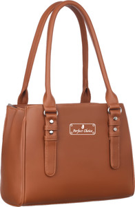 Perfect Choice Women Tan Handbag