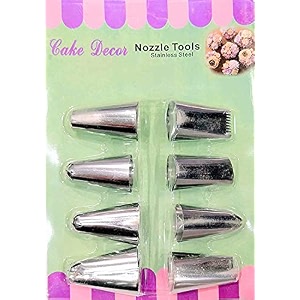 perfect pricee 8pcs of icing nozzle tip stainless steel nozzle set