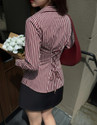PERFECT PRODUCTIONS Women Striped Formal Multicolor Shirt