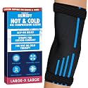 Perfect Remedy Freeze Sleeve - Hot &amp; Cold Arm Ice Pack Wrap Compression - Tennis Elbow Cold Pack Compression for Support in Injuries - Ice Sleeve for Knee, Elbow (Large-X Large)
