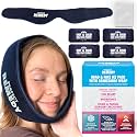 Perfect Remedy Wisdom Teeth Ice Pack Head Wrap - Reusable Cold Compress Aid for TMJ, Jaw Pain, Wisdom Teeth Recovery, Tooth Pain &amp; Face Swelling Conditions - Adjustable Head Wrap for Max Comfort