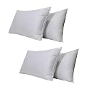 Perfect Sleeper 17X27 Inches Bed Pillows for Sleeping Standard Size 4 Pack, Hypoallergenic Pillow for Side and Back Sleeper, Soft Hotel Pillows Set of 4, Microfiber Pillow-White