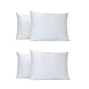 Perfect Sleeper 20X26 Inches Bed Pillows for Sleeping Standard Size 4 Pack, Hypoallergenic Pillow for Side and Back Sleeper, Soft Hotel Pillows Set of 4, Microfiber Pillow-White