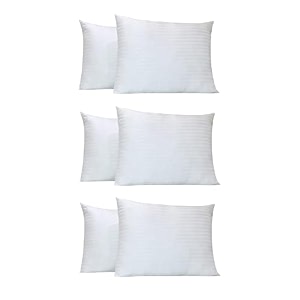 perfect sleeper 20x30 inches bed pillows for sleeping queen size 6 pack hypoallergenic pillow for side and back sleeper soft hotel pillows set of 6 microfiber pillow-white