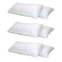Perfect Sleeper 20X36 Inches Bed Pillows for Sleeping King Size 6 Pack, Hypoallergenic Pillow for Side and Back Sleeper, Soft Hotel Pillows Set of 6, Microfiber Pillow-White