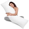 Perfect Sleeper Body Pillow 18x54 Inch for Adults - White Pregnancy Pillows - Soft Maternity Side Sleeper Pillow for Adults - Long Cuddle Pillow for Bed - 18x54 Full Body Pillow