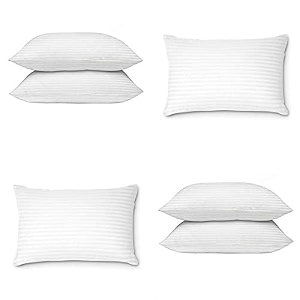 perfect sleeper rectangular 12x18 inches cushion set of 6 amanat microfiber hotel quality premium fibre soft cushion pillow filler white