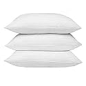 Perfect Sleeper Rectangular 12x18 Inches Cushion, Set of 3, Amanat Microfiber Hotel Quality Premium Fibre Soft Cushion, Pillow Filler, White