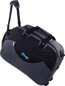 perfect star expandable 60 l duffle luggage travel havy duty bags black blue small travel bag  - large