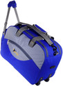 PERFECT STAR (Expandable) 60 L DUFFLE LUGGAGE TRAVEL HAVY DUTY BAGS BLACK BLUE Small Travel Bag  - Large