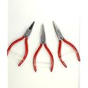 PERFECT TECH 3 Pcs Mini Nose Pliers Set | Precision Craft & Jewelry Making Tools | Small Pliers for Beading, Wire Bending, DIY, Hobby & Fine Detail Work