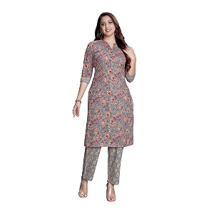 PERFECTBLUE Kurti for Women Stitched Ready-to-wear Kurti-Plazo