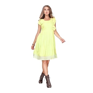 PERFECTBLUE Womens Linen Blend KurtiKurtiPlain Variation