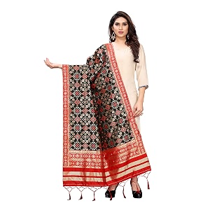 perfectblue women39s solid silk dupatta