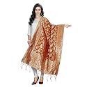 PERFECTBLUE Women's Solid Silk Dupatta