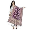 PERFECTBLUE Women's Solid Silk Dupatta
