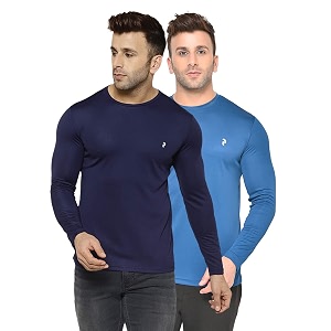 Perfktu Mens Full Sleeve Gym T-Shirt Pack