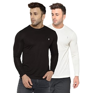 Perfktu Mens Full Sleeve Gym T-Shirt Pack