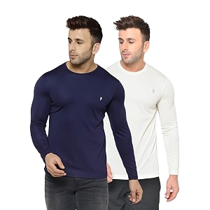 Perfktu Mens Full Sleeve Gym T-Shirt Pack