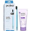 Perfora Electric Toothbrush, 2 Modes, Aaa Powered, 90 Days Battery Life|1 Year Warranty|Electric Toothbrush For Men, Women &amp; Kids, 001-Ocean Blue (Brush-Toothpaste Combo), 2 count