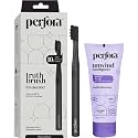 Perfora Electric Toothbrush, 2 Modes, AAA Powered, 90 Days Battery Life | 1 Year Warranty | Electric Brush, Electric Toothbrush For Men, Women &amp; Kids, 001 - Charcoal Grey (Brush-Toothpaste Combo)