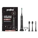 Perfora Electric Toothbrush Rechargeable Electric Brush 60 Days Battery Life Electric Toothbrush For Men,Women&amp;Kids Sonic Toothbrush With 4 Brush Heads 1 Year Warranty Travel Friendly,1 Count,Black