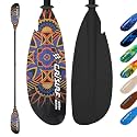 Performance Adjustable Kayak Paddle – Lightweight Carbon Fiber Shaft, Floating Design, Tool-Free Length &amp; Blade Angle Adjustment, Drip Rings for Kayak &amp; SUP