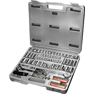 performance tool w1198 saemetric 100-piece socket 1434 3834 amp 1234 drive and bit set
